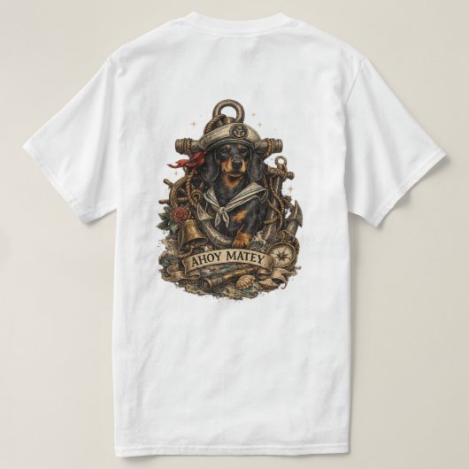 アホイ・マテイ Tシャツ (デザイン裏面)