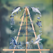 アホイ！海の男の子の赤ちゃんシャワーの下の男の子だ アクリルサイン (ニュートラル)