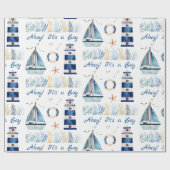 アホイ！海の航海の下の少年 ラッピングペーパー (フラット)