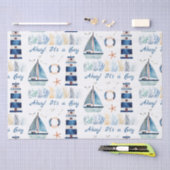 アホイ!海の航海の下の少年 薄葉紙 (クラフト)