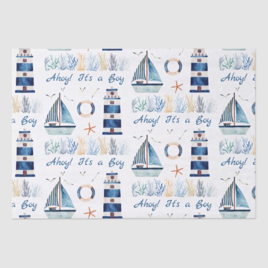 アホイ!海の航海の下の少年 薄葉紙 (正面)