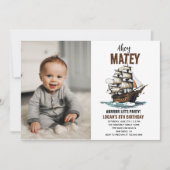 アホイ!海賊船第8誕生日 招待状 (正面)