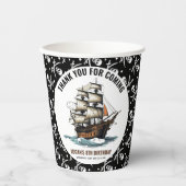 アホイ!海賊船第8誕生日 紙コップ (正面)