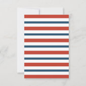 アホイ!男の子だ!帆船航海の赤ちゃんシャワー 招待状 (裏面)