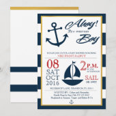 アホイ！男の子だ！ 招待状 (正面/裏面)