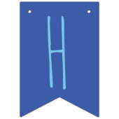 アホイ、男の子のベビーシャワーだ バンティングフラッグ (第2の旗)