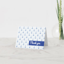 『アホイ、男の子の赤ちゃんシャワーありがとう』 サンキューカード