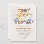 アホイ!男の赤ちゃんシャワー招待状 招待状 (正面)