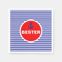 アホイ！航海のいかりセーラーパーティーナプキンス