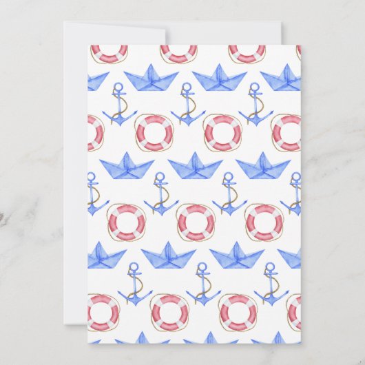 アホイ！航海の誕生日 招待状 (裏面)