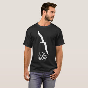 アホウドリのユニークなグラフィックアートのワイシャツ Tシャツ