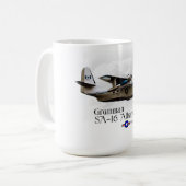 アホウドリSA-16 -グラマン コーヒーマグカップ (正面左)