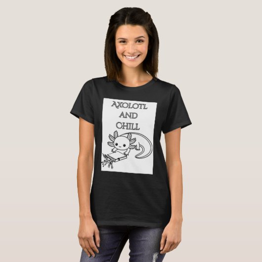 アホカエルとゆっくり過ごす Tシャツ (正面フル)