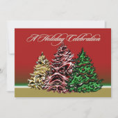 アホリデイお祝い招待状カード 招待状 (正面)