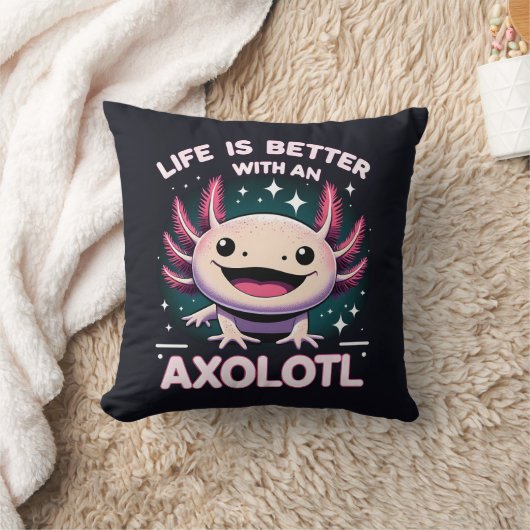 アホロテルがいる生活はもっと楽しい、子供向けアホロテル愛好家 クッション (ブランケット)