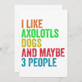 アホロテルと犬と多分3人の人が好き 招待状 (正面/裏面)