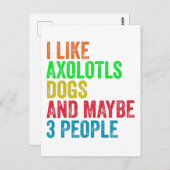 アホロテルと犬と、たぶん3人くらいが好き ポストカード (正面/裏面)