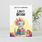 アホロトル男子 & 女子の誕生日パーティー 招待状 (スタンド正面)