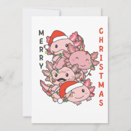 アホロトル クリスマスツリー クリスマス 動物 アホロトルたち