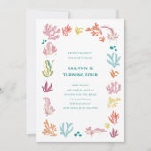 アホロトル 誕生日パーティー 招待状 (正面)