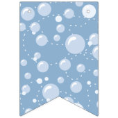 アホロートルおよび泡-青海原のベビーシャワー バンティングフラッグ (第3の旗)