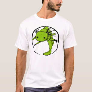 アホロートルの円の野生のタイプ(薄い色) Tシャツ
