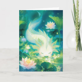 アホロートルの花のオアシス カード