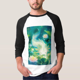 アホロートルの花のオアシス Tシャツ