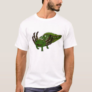 アホロートル(野生のタイプ)のワイシャツ Tシャツ