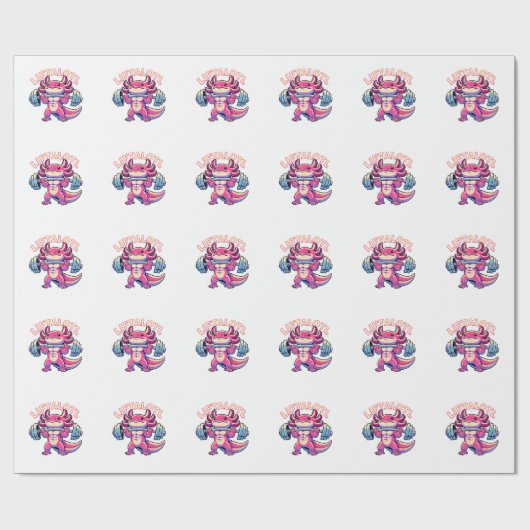  アホロートル LIFTALOTL ラッピングペーパー (フラット)