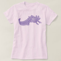 アホロートルTシャツ - パープル