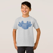 アホロートルTシャツ - ブルー Tシャツ (正面フル)