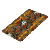 アホワイトハウス&秋の木 マグネット (左側)