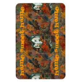 アホワイトハウス&秋の木 マグネット