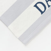 アホ航海のイ男の赤ちゃん帆船マイルストーン フリースブランケット (角)