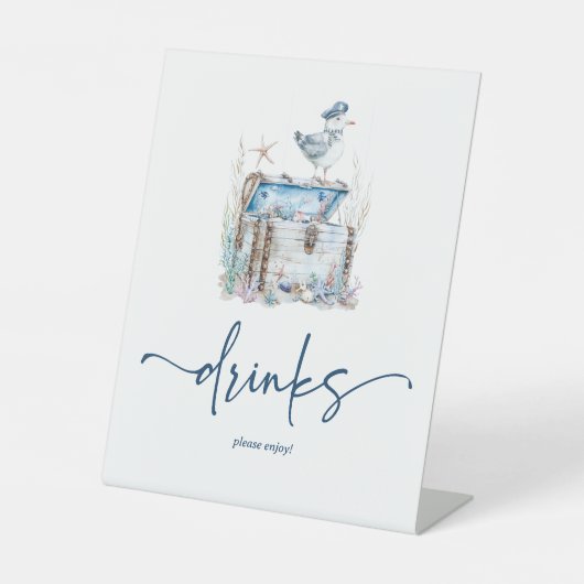 アホ航海のイ赤ちゃんシャワードリンク 台座サイン (正面)