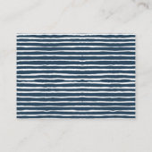 アホ航海のイ赤ちゃんシャワーベビー エンクロージャーカード (裏面)