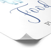 アホ航海のイ赤ちゃんシャワー食品 ポスター (角)