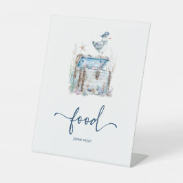 アホ航海のイ赤ちゃんシャワー食品 台座サイン