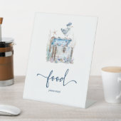 アホ航海のイ赤ちゃんシャワー食品 台座サイン (インサイチュ)