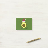 アボおもしろいクリスメリーサアボカドプン ポストイット (デスク上)