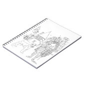 アボインキャッスルスコットランド ノートブック (左側)