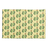 アボカおもしろいドの応援席緑の穴 枕カバー (裏面)