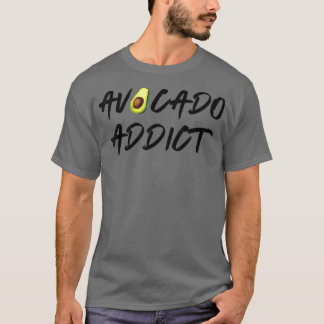 アボカおもしろいドアボカド中毒メンズウィメンズキッズかわいいアボカドL Tシャツ
