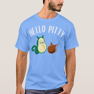 アボカおもしろいドグアカモールキャットユーモア Tシャツ