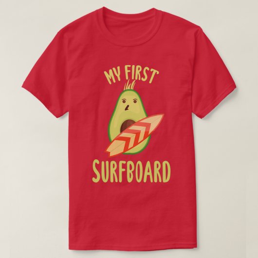 アボカおもしろいドサーフィンのラバーサーフ用の贈り物 Tシャツ (デザイン正面)