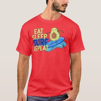 アボカおもしろいドサーフィン14 1 Tシャツ
