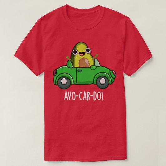 アボカおもしろいドパン1 Tシャツ (デザイン正面)