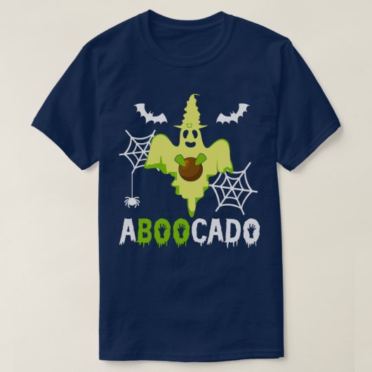 アボカおもしろいド Tシャツ (デザイン正面)