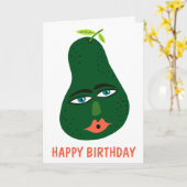 アボカお洒落ドカスタマイズIT カード (黄色い花)